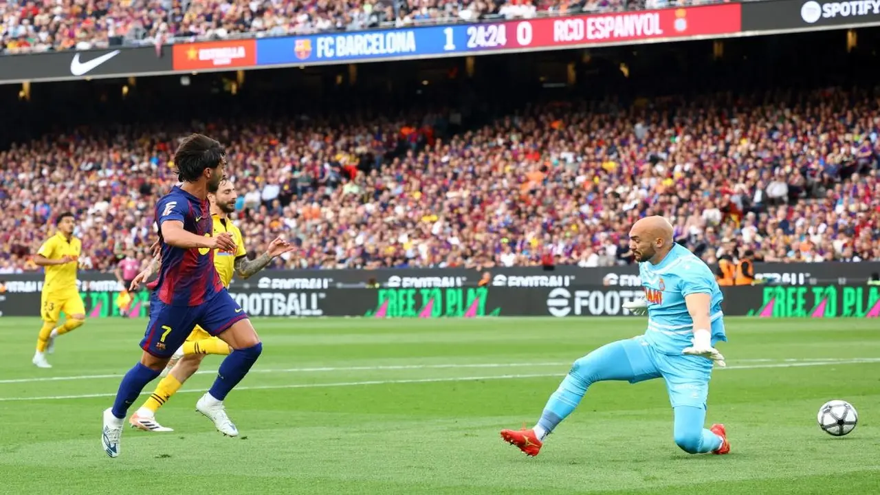 مباريات برشلونة المتبقية في الدوري الإسباني بعد الفوز على إسبانيول